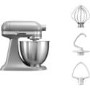 Refurbished KitchenAid Mini 5KSM3311XEFG 3.3 Litre Tilt Head Stand Mixer Grey
