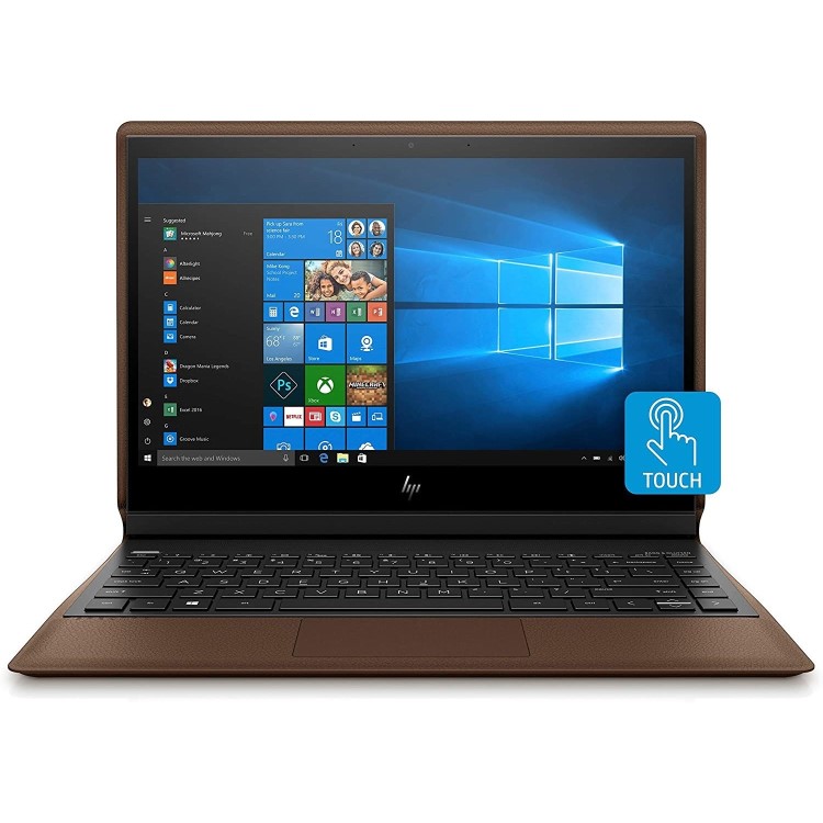 Refurbished HP Spectre Folio Core i7-8500Y 8GB 256GB 13 Inch Windows 10 Convertible Laptop in Brown Cognac Leather