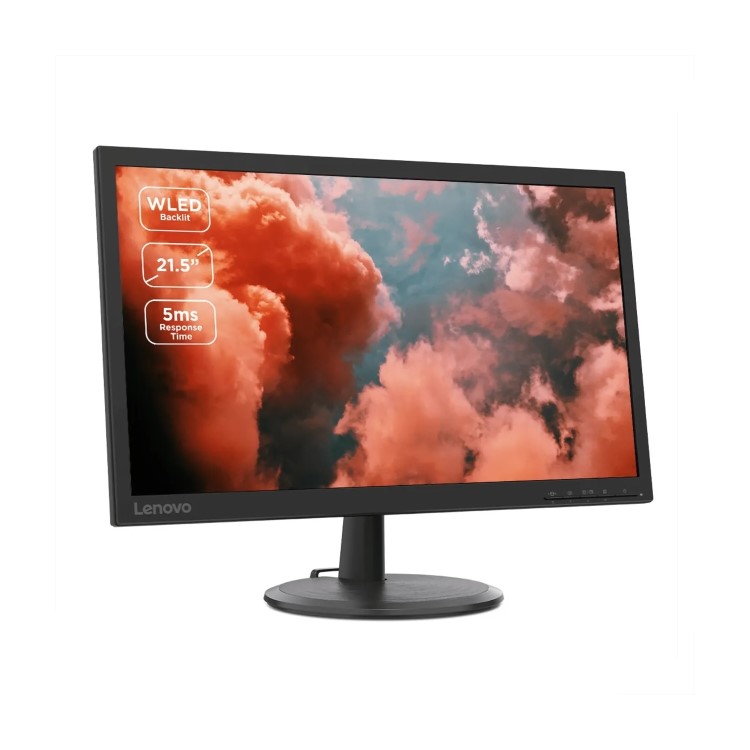 Refurbished Lenovo D22e-20 21.5" VA LED FHD FreeSync Monitor