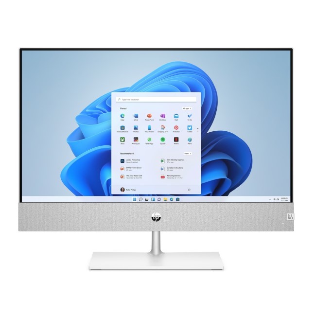 Refurbished HP Pavilion 24-ca1001na AMD Ryzen 5 5625U 8GB 512GB 23.8 Inch Windows 11 All in One PC