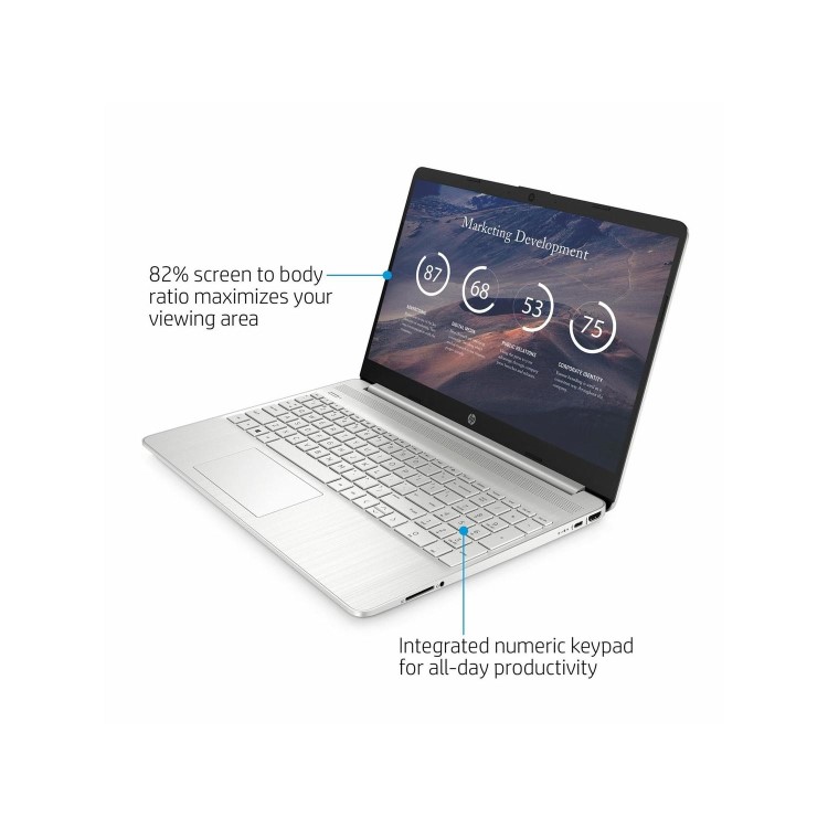 Refurbished HP 15s-fq0028na Intel Pentium N5030 4GB 128GB 15.6 Inch Windows 11 Laptop