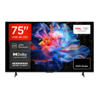 Refurbished TCL 75V6C-UK 75" 4K Direct LED HDR TV Google TV