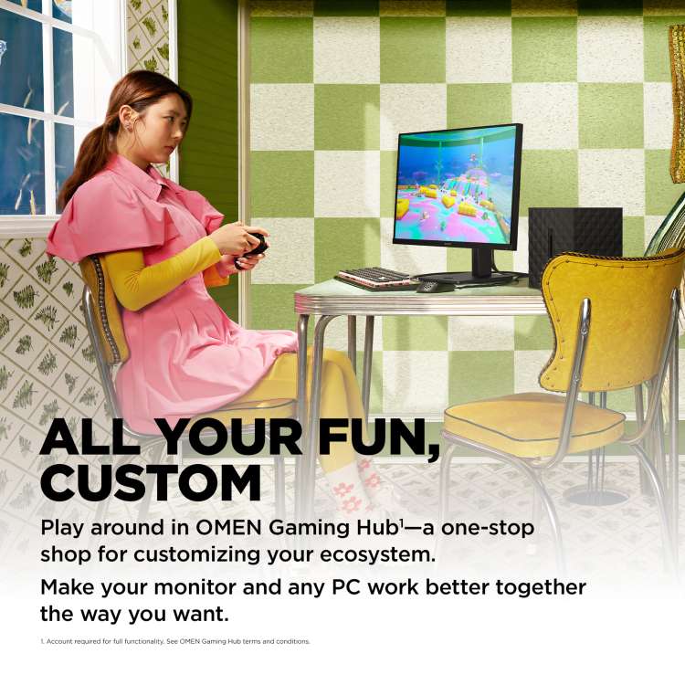 Refurbished HP OMEN 27 IPS QHD 165Hz 1MS Gaming Monitor
