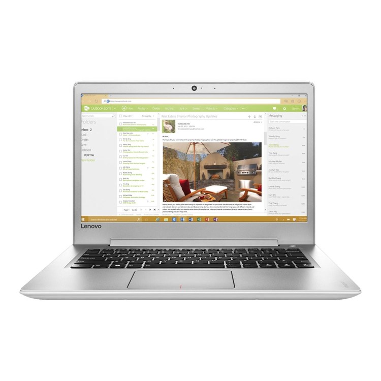 Refurbished Lenovo IdeaPad 510S-14IKB Core i3-7100U 8GB 128GB 14 Inch Windows 10 Laptop 