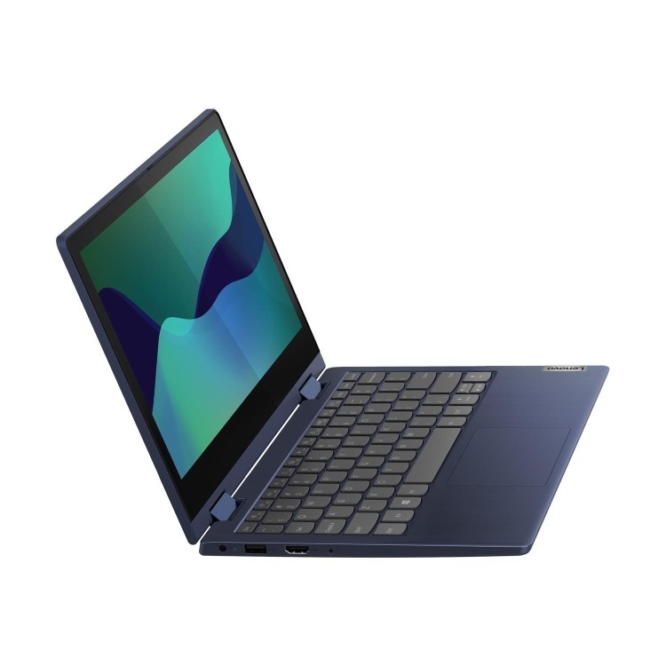 Refurbished Lenovo IdeaPad Flex 3i Intel Celeron N4500 4GB 64GB 11.6 Inch Touchscreen Chromebook - Abyss Blue