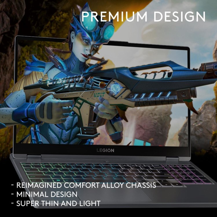 Lenovo Legion 5 AMD Ryzen 7 16GB 512GB RTX 3060 165Hz 15.6 Inch Windows 11 Home Gaming Laptop