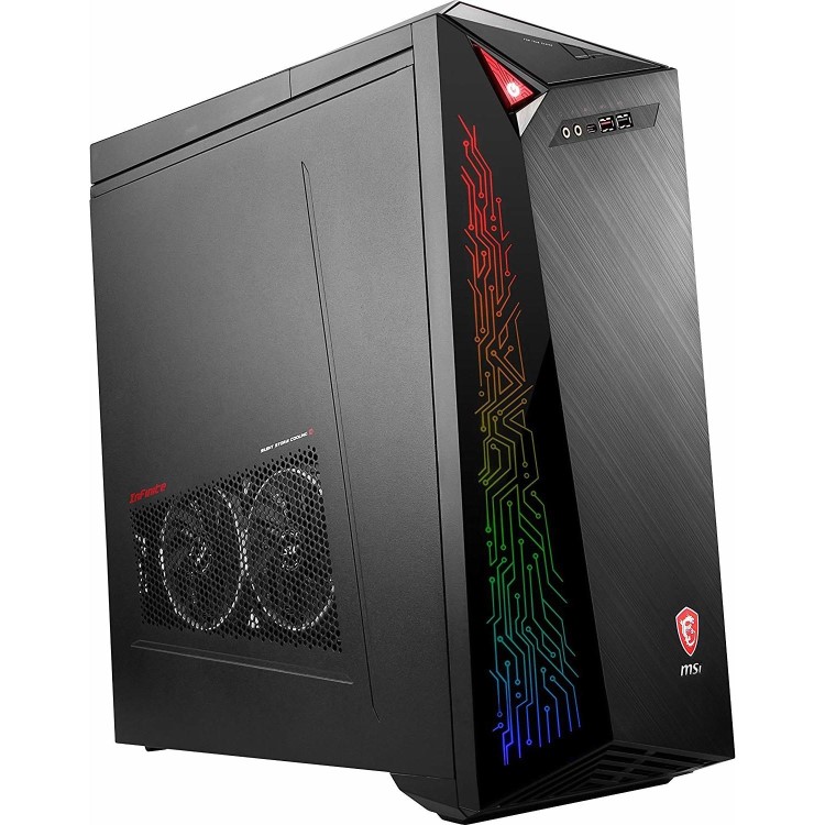 Refurbished MSI Infinite A 8RC-296UK Core i5-8400 8GB 16GB Intel Optane 2TB GTX 1060 6GB Windows 10 Gaming Desktop PC