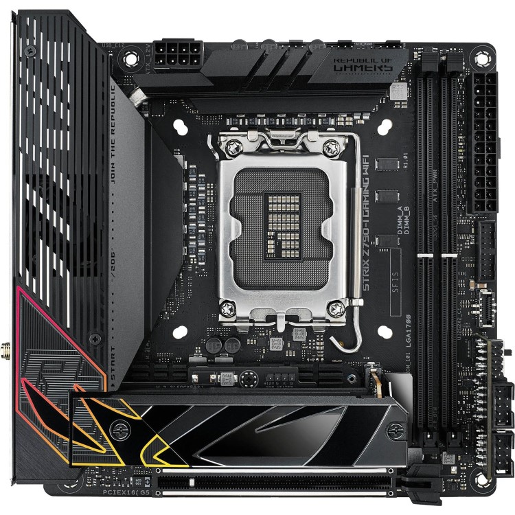 Box Opened Asus ROG STRIX Z790-I Intel Z790 1700 DDR5 Wi-Fi Mini ITX Motherboard
