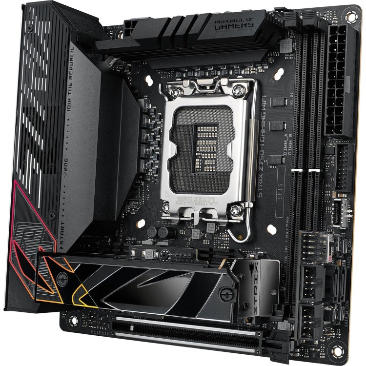 Box Opened Asus ROG STRIX Z790-I Intel Z790 1700 DDR5 Wi-Fi Mini ITX Motherboard