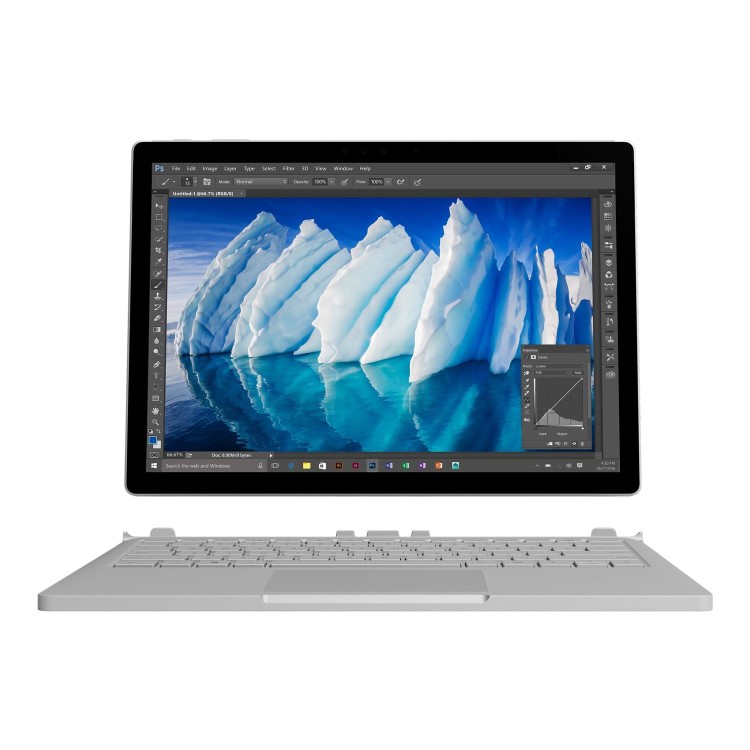 Refurbished Microsoft Surfacebook Core i7-6600U 8GB 256GB GeForce GTX 965M 13.5 Inch Windows 10 Pro TouchScreen Laptop