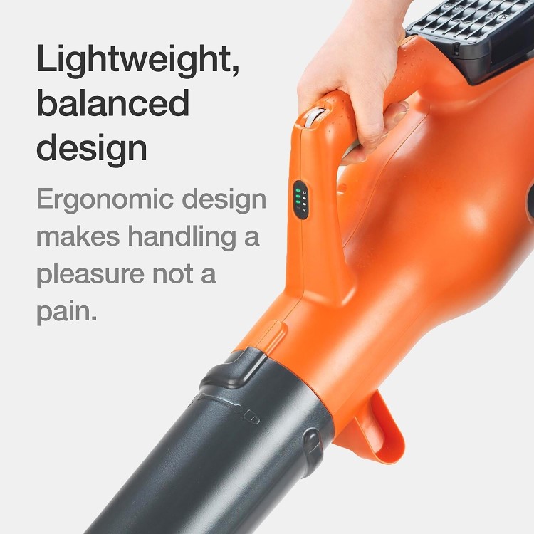 Flymo 18V EasiClear 100 Kit Cordless Battery Leaf Blower