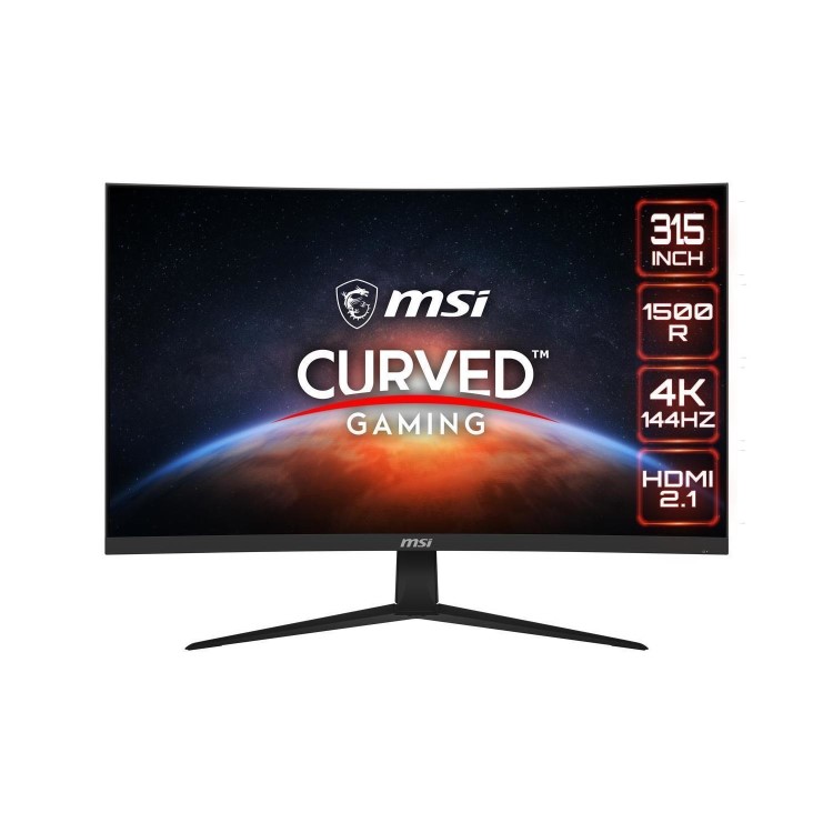 Refurbished MSI G321CU 32" VA 4K UHD 144Hz 1ms FreeSync Curved Gaming Monitor