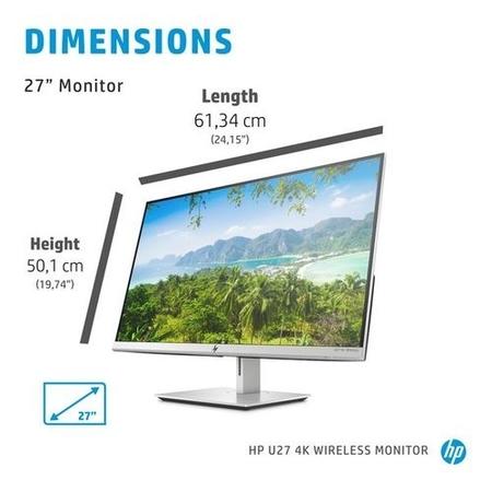 Refurbished HP U27 27" Wireless 4K Ultra HD IPS LCD Monitor 
