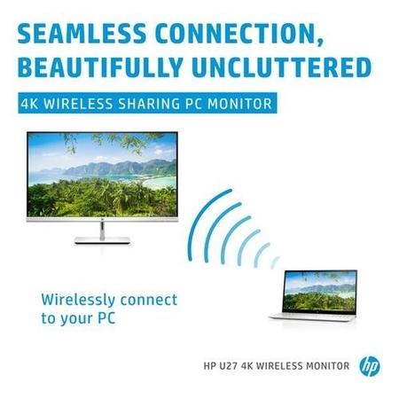 Refurbished HP U27 27" Wireless 4K Ultra HD IPS LCD Monitor 