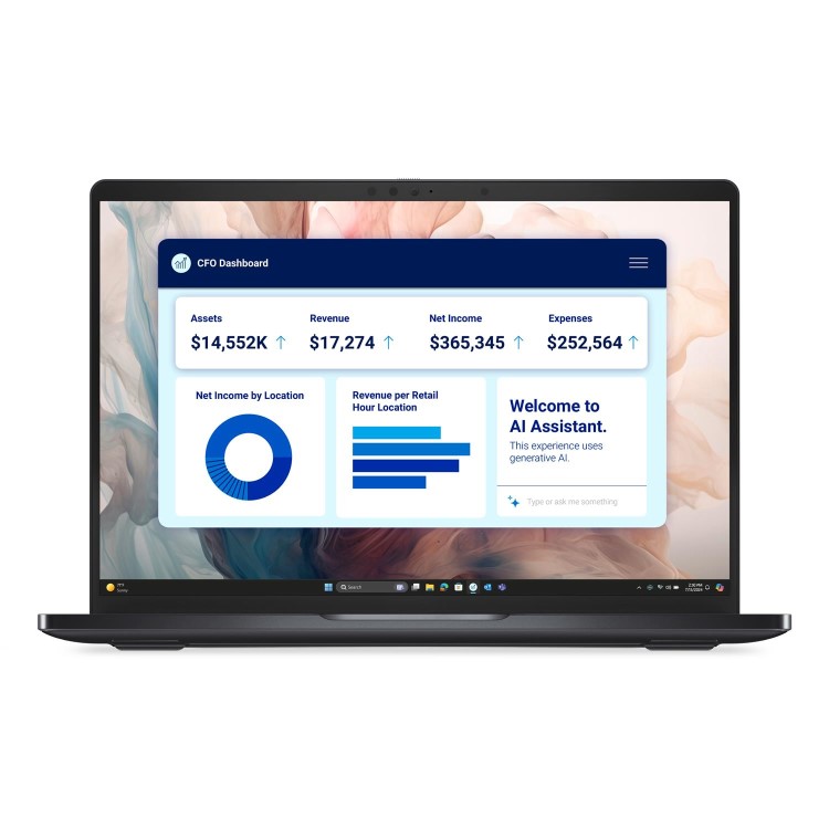 Refurbished Dell 13 Premium Intel Core Ultra 5 16GB RAM 512GB SSD 13.3 Inch Windows 11 Pro Laptop