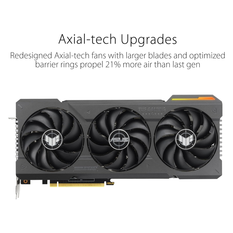 Box Opened ASUS TUF Gaming GeForce RTX 4070 Ti SUPER OC 16GB GDDR6X Graphics Card