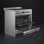 Refurbished Smeg Opera 90cm Dual Fuel Single Oven Range Cooker - Stainless Steel
