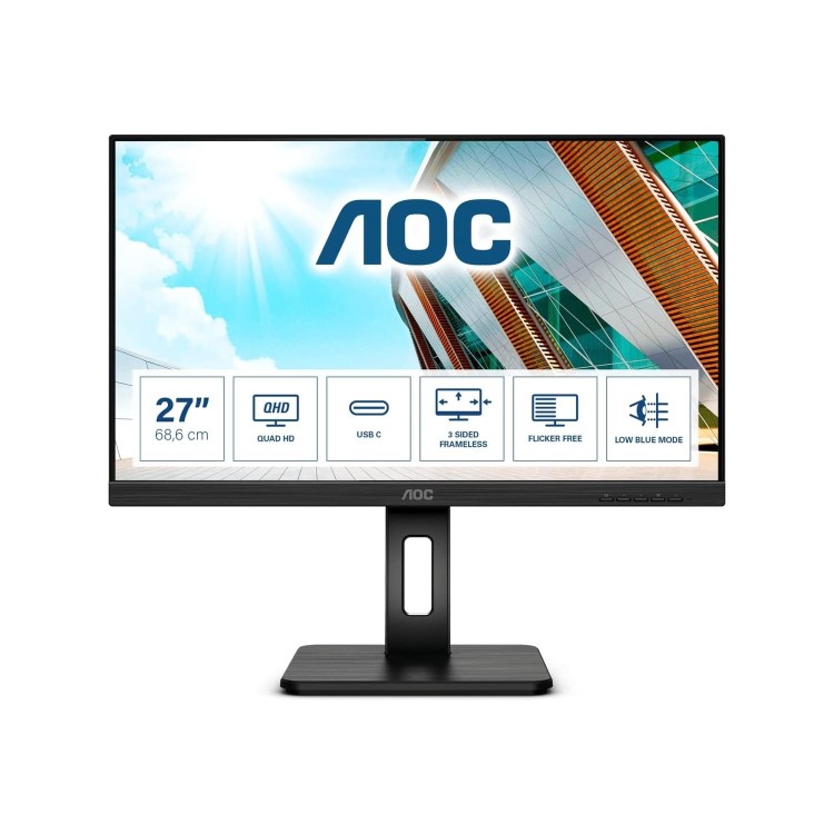 Refurbished AOC Q27P2CA 27" IPS QHD Monitor