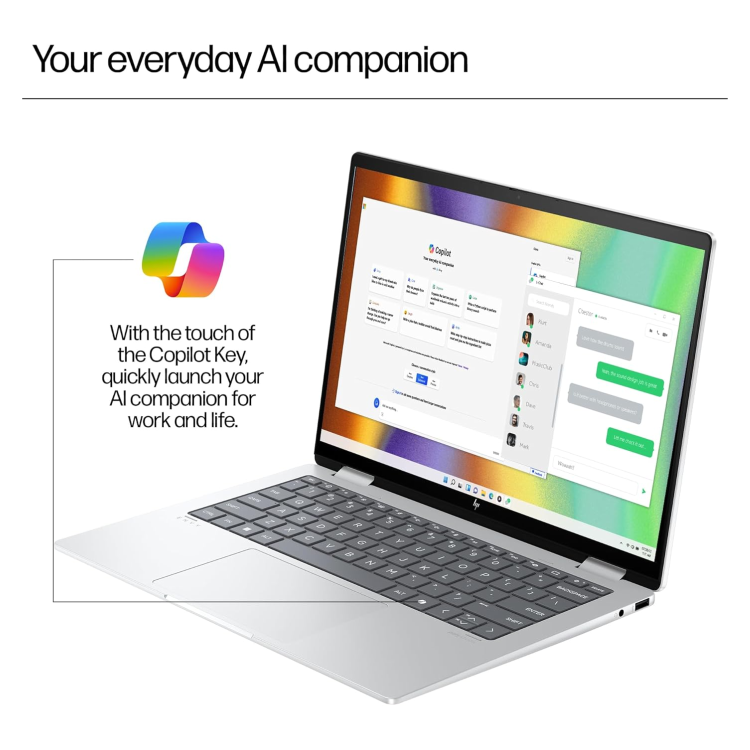 Refurbished HP Envy x360 AMD Ryzen 5 16GB RAM 512GB SSD 14 Inch Windows 11 Convertible Laptop