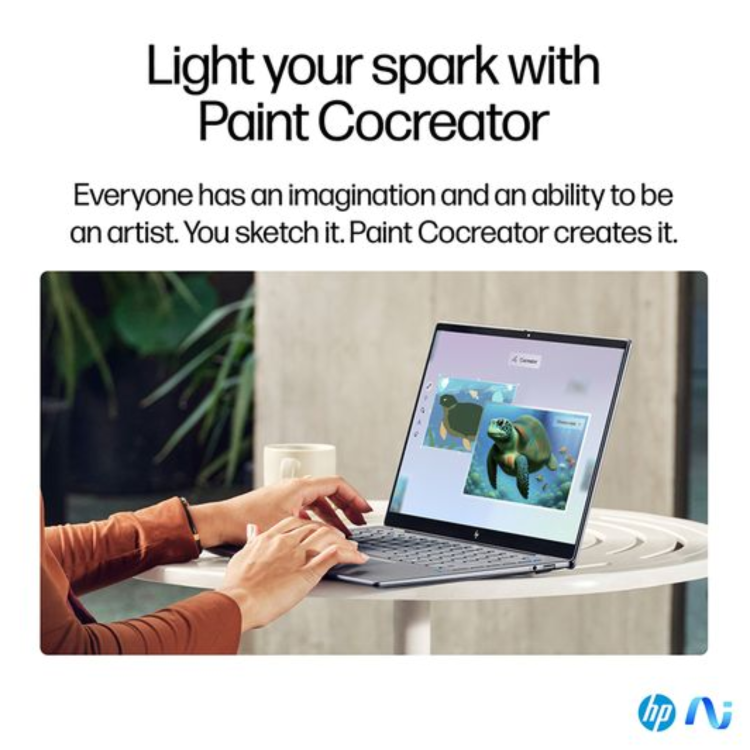 Refurbished HP OmniBook X 14-fe0500na Copilot+ PC SnapDragon X1E-78-100 16GB RAM 512GB SSD 14 Inch Windows 11 Touchscreen Laptop - Silver