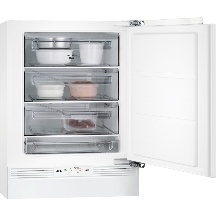 Refurbished AEG ABB682F1AF Frostmatic Undercounter Integrated Freezer