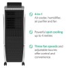 Refurbished electriQ 15L Portable Evaporative Air Cooler Air Purifier with anti-Bacterial Ioniser and Humidifier