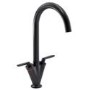 Abode Volo Dual Lever Mixer Tap - Matt Black