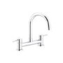 Abode Contemporary Deck Mixer Tap - Chrome