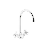GRADE A1 - Abode Burton Cross Head Monobloc Tap in Chrome