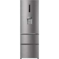 Refurbished Haier AFE635CHJW Freestanding 325 Litre 60/40 Frost Free Fridge Freezer Stainless Steel