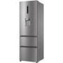 Refurbished Haier AFE635CHJW Freestanding 325 Litre 60/40 Frost Free Fridge Freezer Stainless Steel