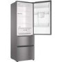 Refurbished Haier AFE635CHJW Freestanding 325 Litre 60/40 Frost Free Fridge Freezer Stainless Steel
