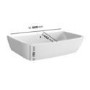 ONLY OPENED - Wall Hung Basin 600mm - Atlanta