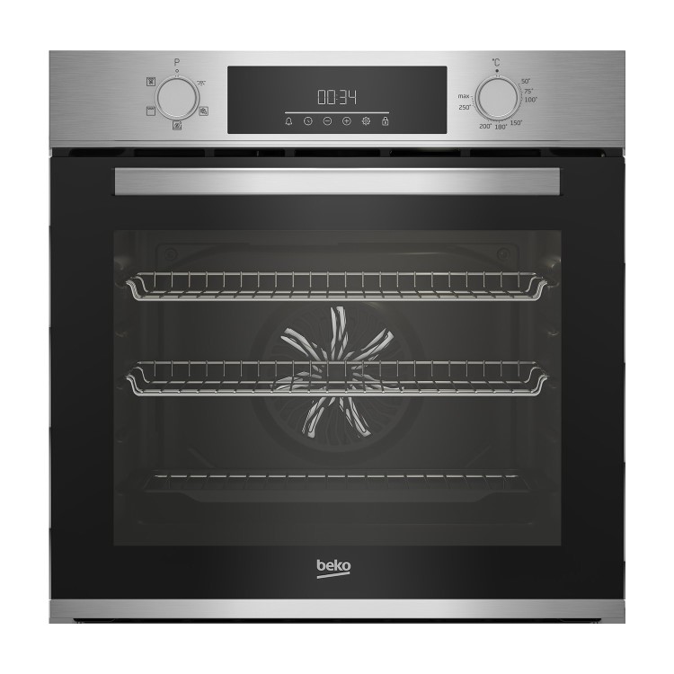Refurbished Beko BBAIF22300X Single Built In Electric Oven Stainless Steel