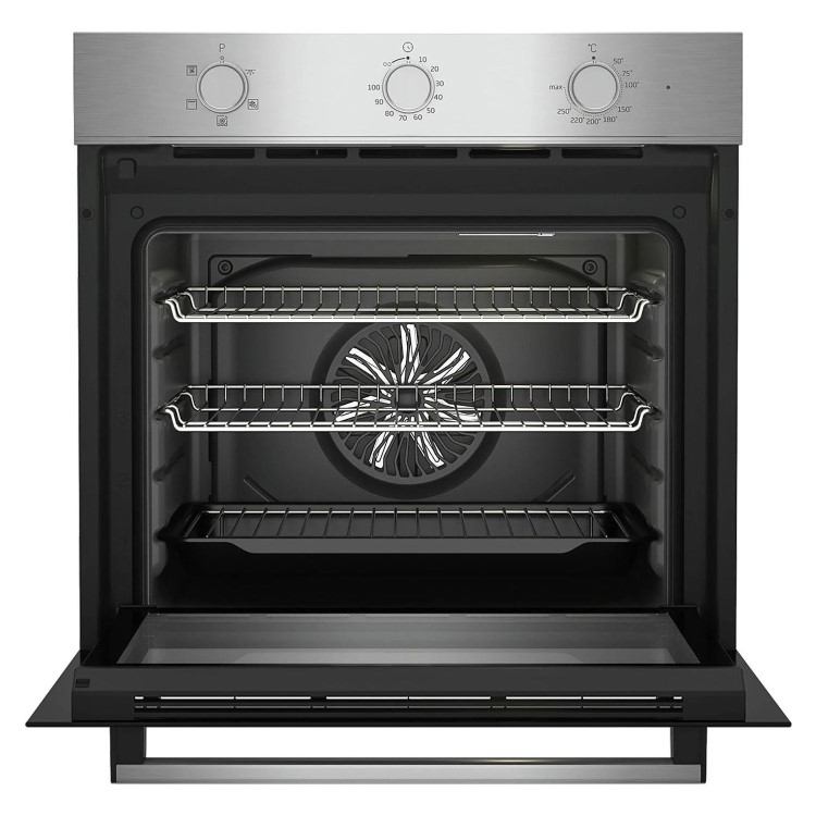 Refurbished Beko BBIF22100X 60cm Single Built In Electric Oven Stainless Steel