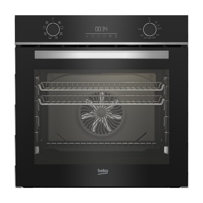 Beko 72L AeroPerfect Electric Single Oven with Catalytic Cleaning - Black