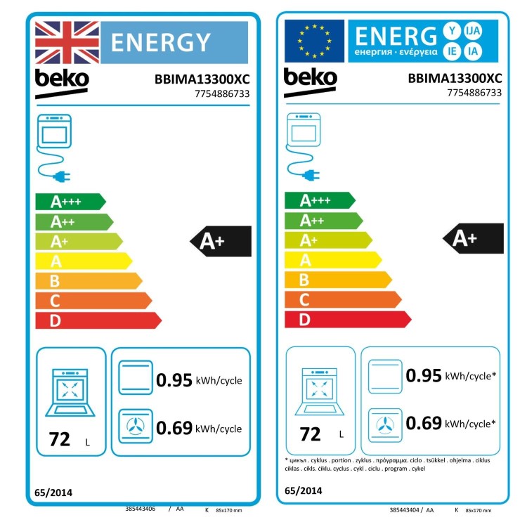 Beko BBIMA13300XC Multi-Function Electric Single Oven - Black