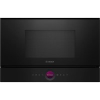 Refurbished Bosch Series 8 BFL7221B1B Built In 21L 900W Microwave Black