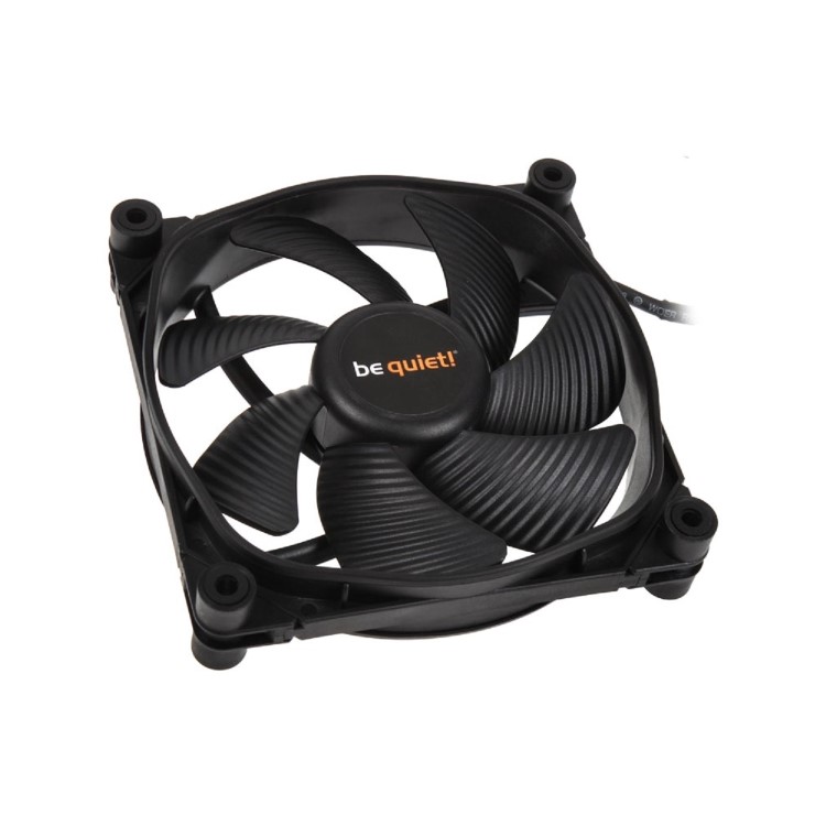 Box Opened Be Quiet BL070 Silent Wings 3 PWM High Speed Case Fan 12cm Black Fluid Dynamic