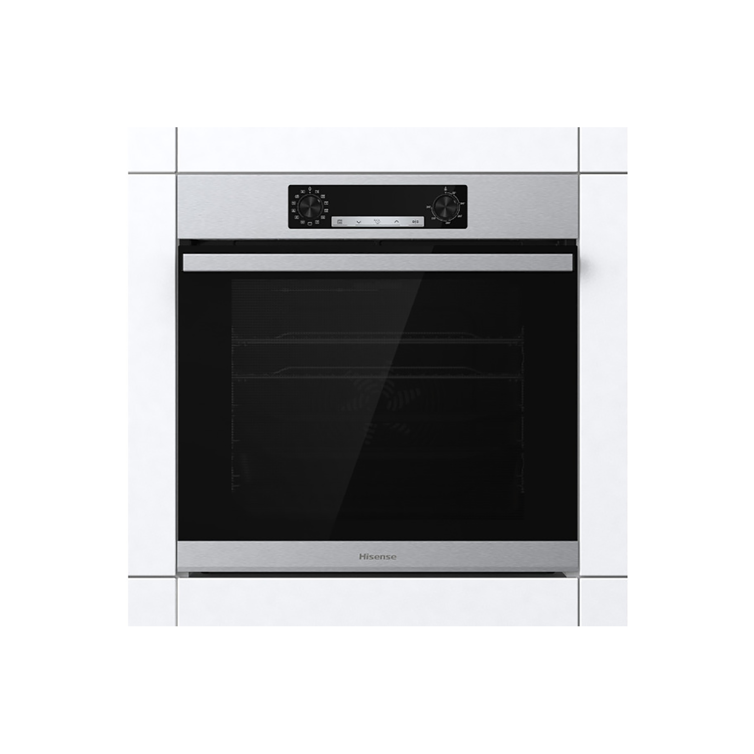Hisense EvenBake 77L Electric Built-in Single Oven - Stainless Steel