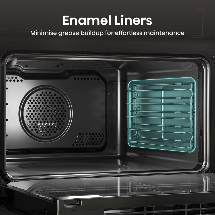 Hisense Hi6 BUD714221AX Built-Under Electric Double Oven - Stainless Steel