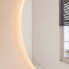 GRADE A1 - 800 x 800mm Round Backlit Mirror - Luna