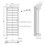 GRADE A1 - 1200x500 (12 bars) Matt Black