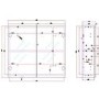 GRADE A1 - Harper 667mm Mirror Cabinet White Gloss