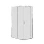 Chrome 6mm Glass Offset Quadrant Shower Enclosure 1200x800mm - Carina