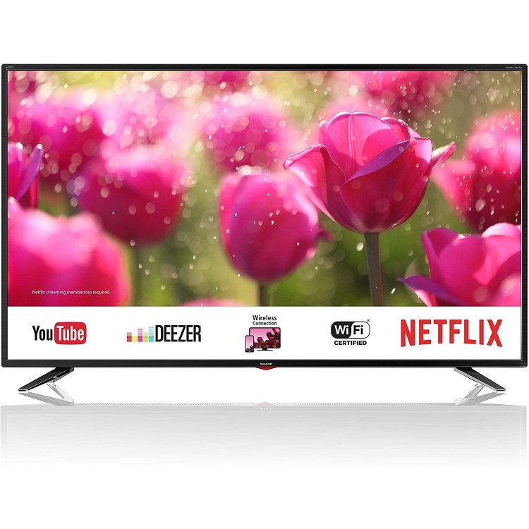 Refurbished Sharp 50" 4K Ultra HD with HDR LED Smart TV