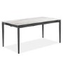 White Marble Extendable Dining Table - Seats 6 - Camilla