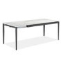 White Marble Extendable Dining Table - Seats 6 - Camilla