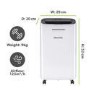 Refurbished electriQ 12L Dehumidifier with Air Purifier