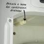 GRADE A1 - electriQ CD20L 20L dehumidifier with humidistat great for 2-5 bed house